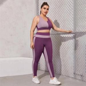 Eation New Running High Waist Gym Wear Plus Size Sports Sets Fitness For Women 
